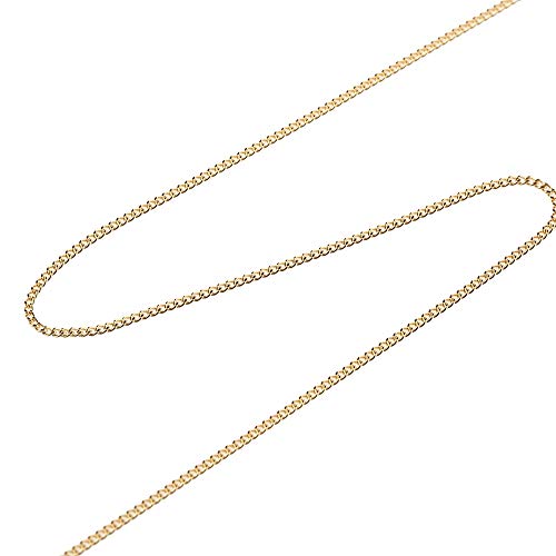 [�n�b�s�[�O�b�c�V���b�v] 18�� �약 �l�b�N���X �`�F�[�� 2�� �ׂ� ��1.2mm �����Y ���f�B�[�X ���� �C�G���[�S�[���h K18 18K 60cm