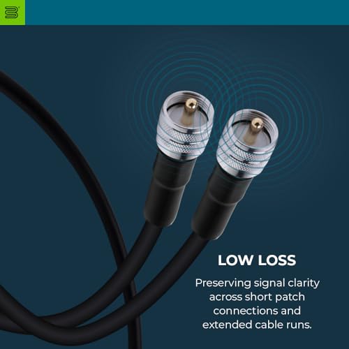 Câble coaxial spécification LMR400 de haute précision pour systèmes RF - 4