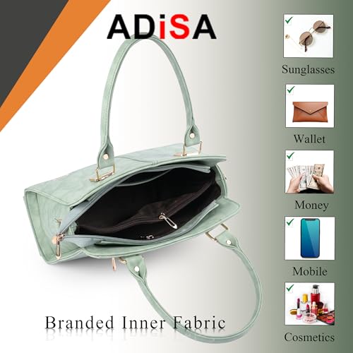 Image of ADISA gold square handbag shoulder bag for women and girls with sling belt (AD4081)