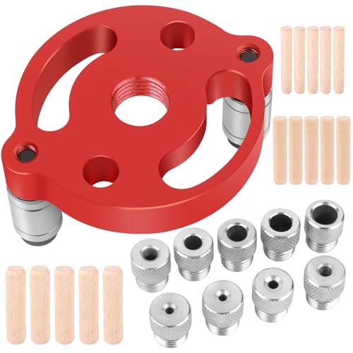 ドリルガイド ドリルスタンド 垂直 穴あけ 2/3/4/5/6/7/8/9/10mmスリーブ付き 6/8/10ｍｍ丸太ほぞ付き ダボ穴ガイド ドリルガイドキット ドリル位置決めガイド 木工工具