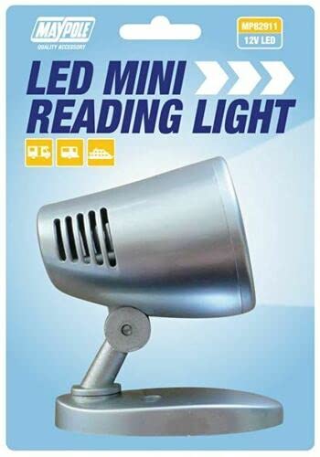 12V LED Mini-Luz de Lectura - Plata