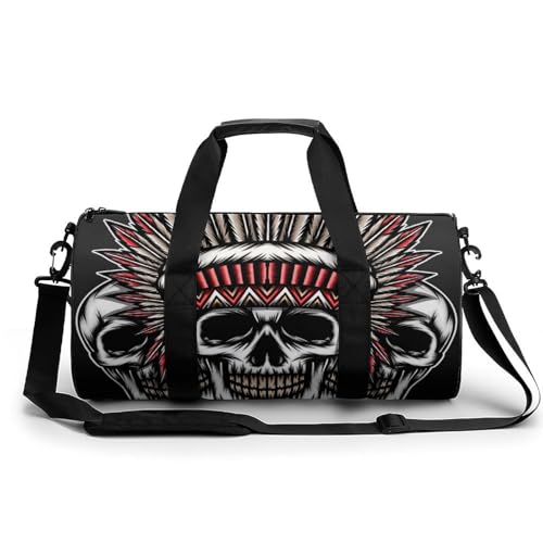 Sac de sport gym crâne américain compact anti-encombrement