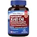 NatureMyst Krill Oil, 1250mg, Professional Grade 60 Liquid Softgels (Cut One in Half to See the Clear Difference)