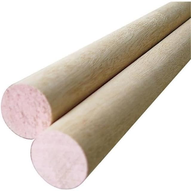 Alexandria Moulding Round Ramin Hardwood Dowel 1-1/2 in. Dia. x 48 in. L Pink - Total Qty: 2