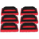 NUOBESTY 2 Sätze Elektronisch Fleck Einfügen Bildschirmreinigungsbürste Telefon Reinigungsset Siebdruckrahmen Siebdruck Set Siebdrucktechnik Reinigungszubehör Reiniger Pp Rot 3 Stück * 2