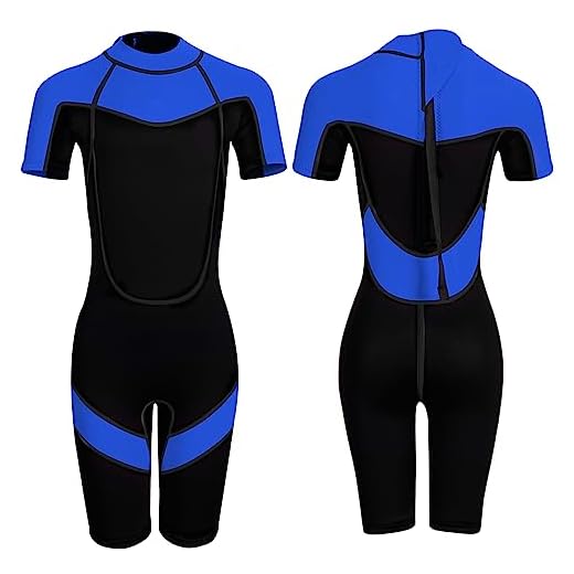 FLEXEL Neoprenanzug Kinder Kurz 2mm - Wärmender Shorty Taucheranzug, Badeanzug und Schwimmanzug für Mädchen und Jungen - Kinder Shorts Neoprenanzüge Wetsuit Neopren Badeanzüge Tauchanzüge