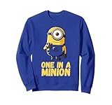 Despicable Me Minions One In A Minion Yellow Text Portrait Sweatshirt