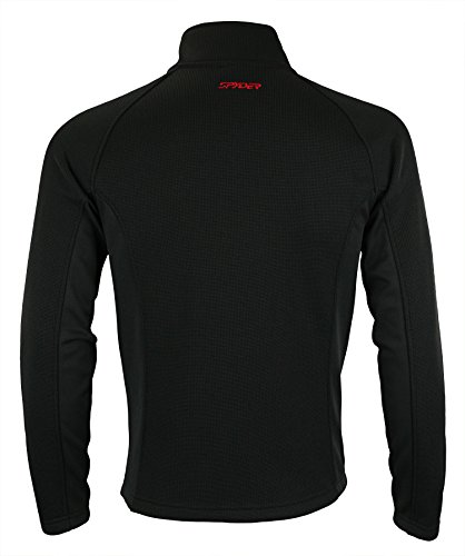 Spyder Men's Constant Full Zipper Sweater, Black, Small3
