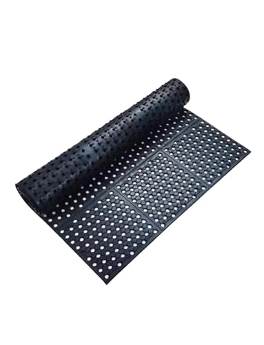 Tapis anti-fatigue en caoutchouc lavable pour évier de cuisine