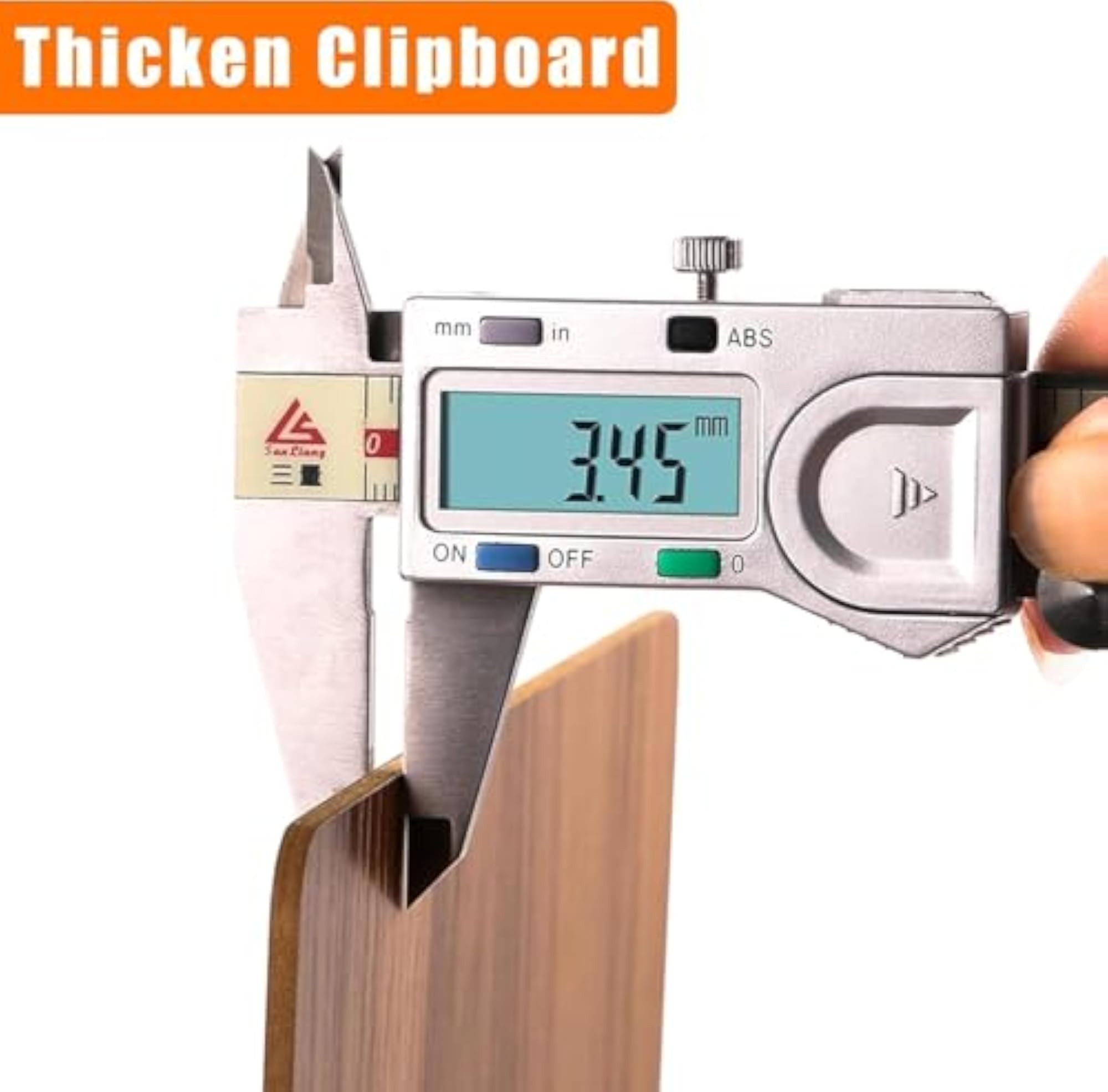 Wooden Mini Clipboard with Profile Clip