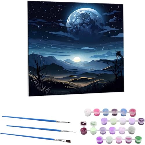  G Paint by Numbers hG Lbg l ʂ肦 lphGLoXNtg  LoXA[g uVƃANG̋, ItBX CeA rO, ւ̃Mtg 80x80cm (t[X