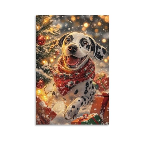 Cuadros decoracion salon y dormitorio poster Dalmatianoo en lienzo moderno de 50x75cm