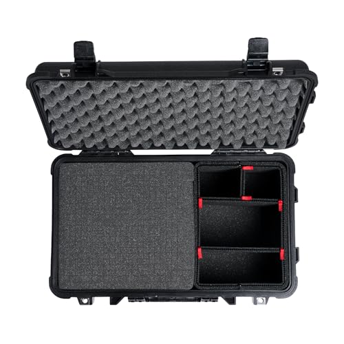 Image of Pelican 1510 Hybrid Case - With TrekPak Dividers and Foam (Black)