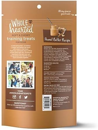 wholehearted dog training treats
