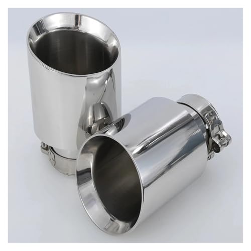 Embout échappement inox 51mm universel pour sublimer la finition de votre auto