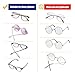 10 Pairs Non-Slip Stick on Nose Pads, Adhesive Silicone Glasses Nose Pieces Pad for Eyeglass Sunglasses(Black)