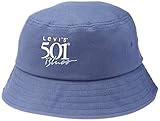 Muster: Einfarbig Levi\'s Unisex 501 Bucket Hat Hut, Blau-Sky Blue, 56