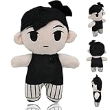 SEKSUI Omori Plush,Basil Plush Omori,Black Haired Villain Sunny Game Figure Plush Toy,Cartoon Omori Game Figure Plush Toy,Stuffed Pillow Cartoon Cosplay Prop,Gifts For Kids Game Fans