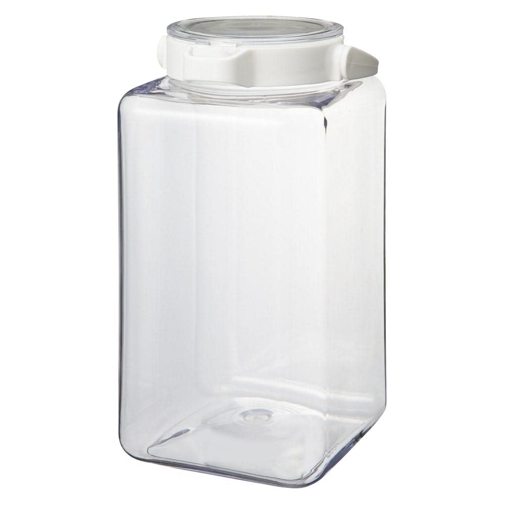 Amazon｜カインズ(CAINZ) ワンプッシュで開閉できる保存容器 2.8L 日本