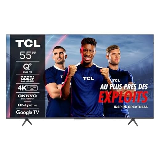 TCL TV 55C72B 55" 4K QLED 144hz Dolby Vision Dolby Atmos Google TV