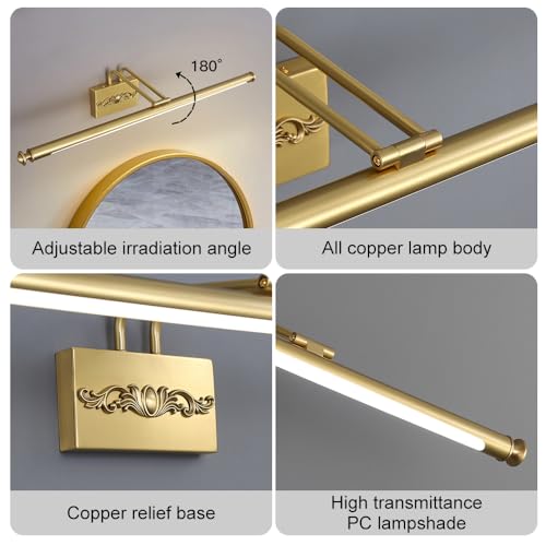Luminaire de maquillage réglable : applique chic pour coiffeuse - 3