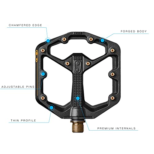 Crankbrothers Mtb Pedals Stamp 11 Small Black And Gold #TOP2