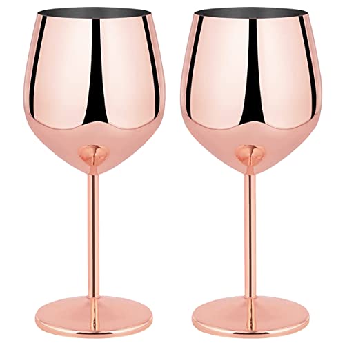 wine glasses stainless-steel