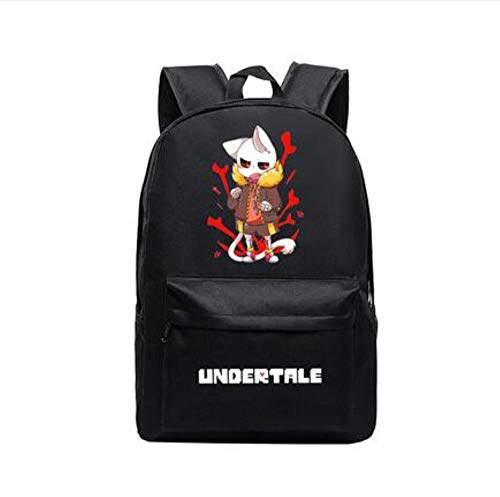 GuiSoHn Mochila de Viaje al Aire Libre Escolar Portátil Undertale Casual para Estudiante