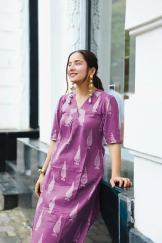 Image of SHIENZY Cotton Blend Kurta Set for Women