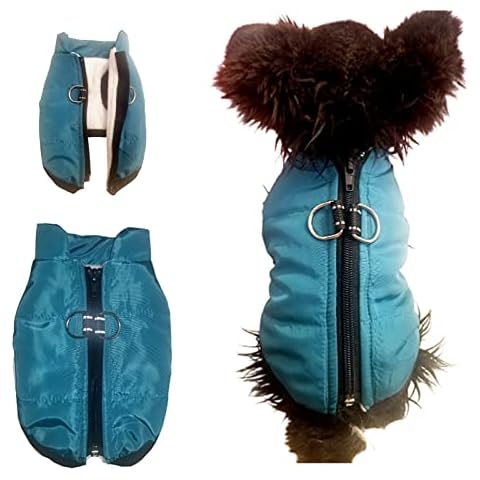 Waterproof Padded Fleece Dog Coat for Tiny Breeds Cover