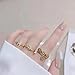 JONAYUOV 18k Gold Plated Adjustable Cubic Zirconia Simulated Diamond Adjustable | Open Ring for Women (Gold C)