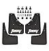 JSCARLIFE Mud Flaps Kit for S-uzuki Jimny BJ74 2019-2022 Premium Front Rear Set Mud Flaps Splash Guards Mudguards Protective Fender 4pcs, Moulded Full Protection Set Splash Mud Guards Black