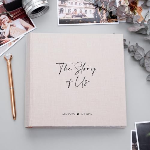 Álbum de fotos personalizado de 4 x 6 pulgadas, archivador de 10 x 15 cm para bodas 3