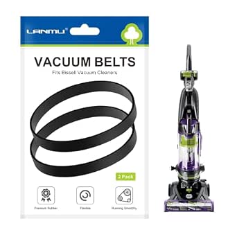 LANMU Replacement Belts for Bissell Powerlifter & CleanView Swivel Rewind Pet Vacuums (2 Pack)
