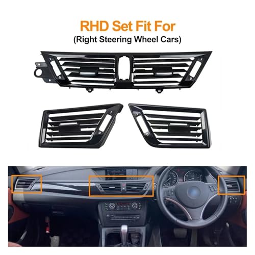 Rejilla Central AC para BMW X1 E84 RHD Panel de Aire Acondicionado Desgastado 4