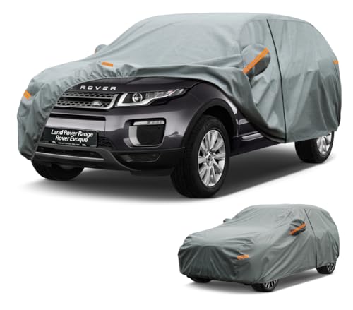 Image of Kayme Heavy Duty Car Cover Custom Fit Land Rover Range Rover Evoque(2011-2026), Waterproof All Weather for Automobiles, Full Exterior Covers Sun Rain UV Protection.