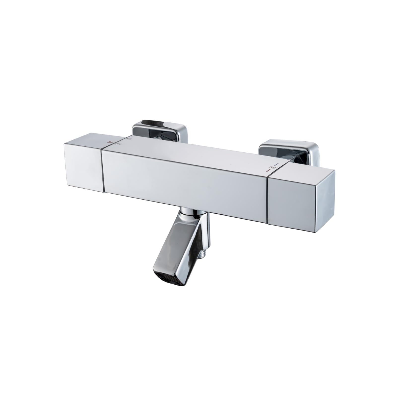 Válvula de Control de Temperatura Mezclador Termostático Grifo para Ducha Montado en Pared Estabilidad Térmica Antiflujos Fríos Adecuada para Baño de Hogar Hotel
