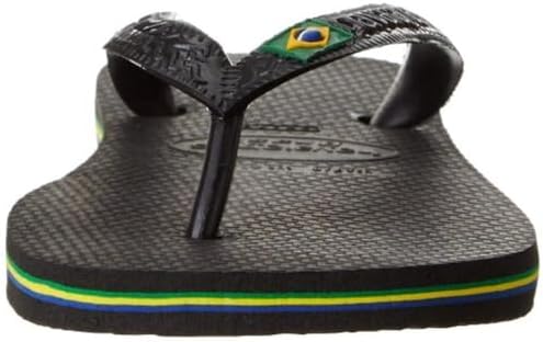Havaianas Men's Brazil Flip Flop Sandal, Black, 9-10 M US — view 3