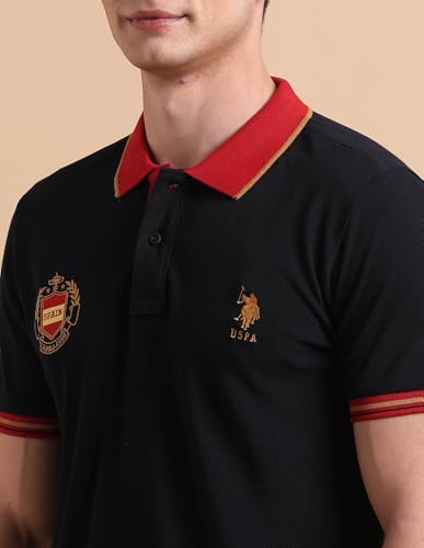 Image of U.s.Polo Association Men's Slim fit Iconic Number Polo Shirt
