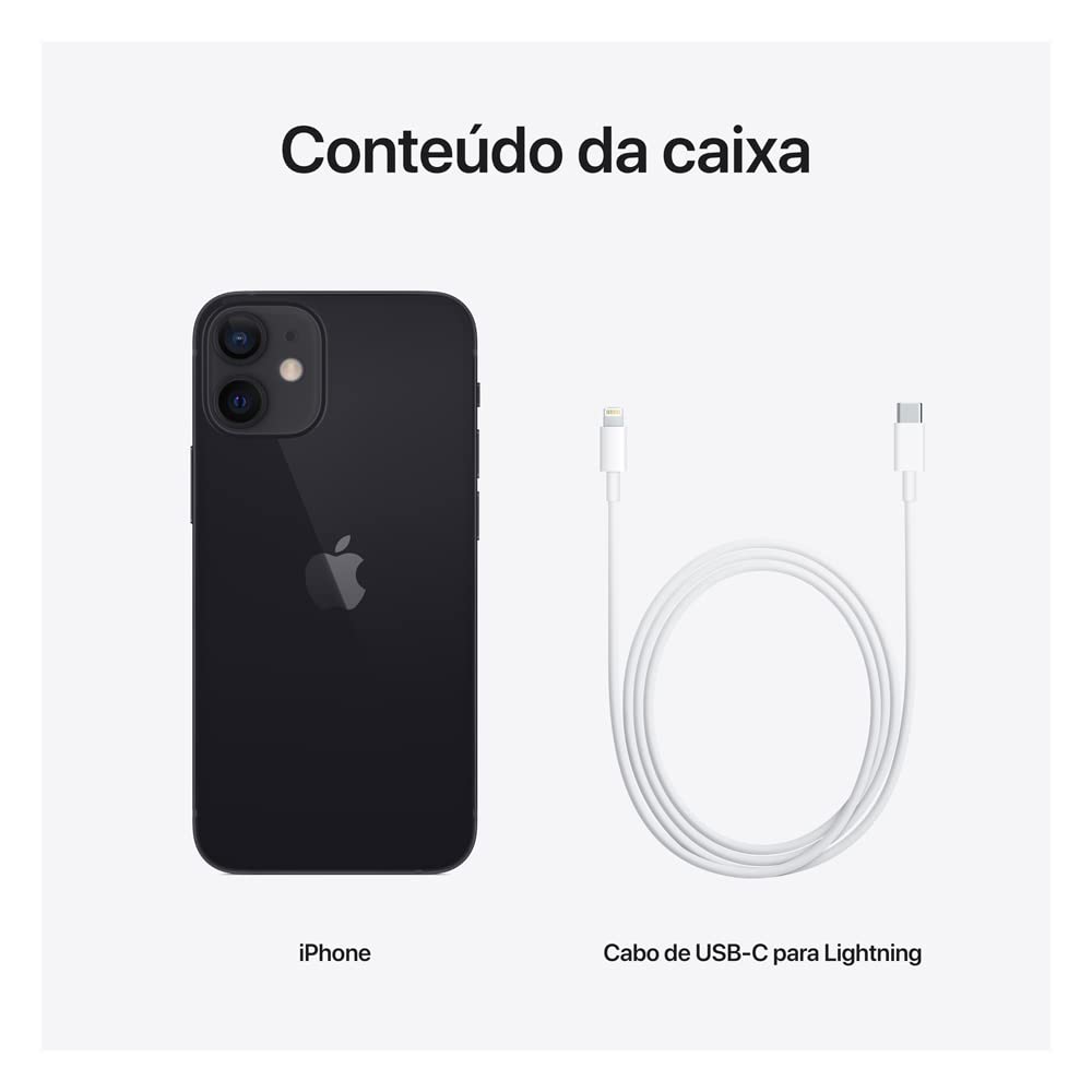 Apple iPhone 12 mini (256 GB) - Preto (Recondicionado) | Amazon.com.br