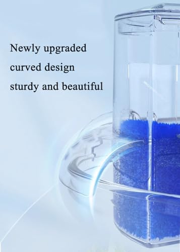 Circular Fish Tank Filter, Aquarium Hang on Filter, Suitable for a Circular Fish Tank with a Diameter of 5.35″ - 7″ — view 7