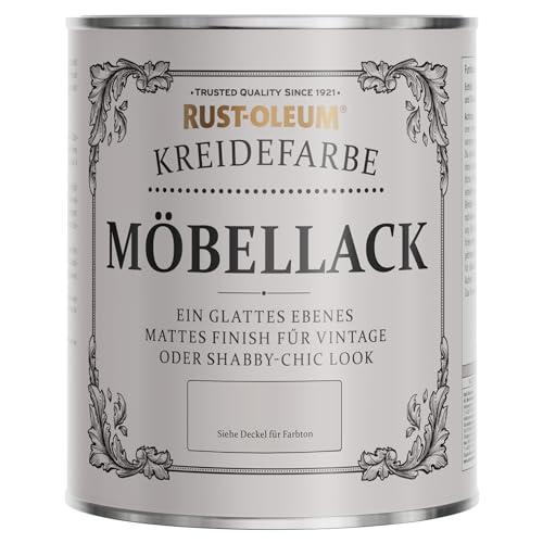 Rust-Oleum Shabby Chic grau Vintage Kreidefarbe für Möbel, wasserbasiert, geruchsarm - Anthrazit Medium 750ML