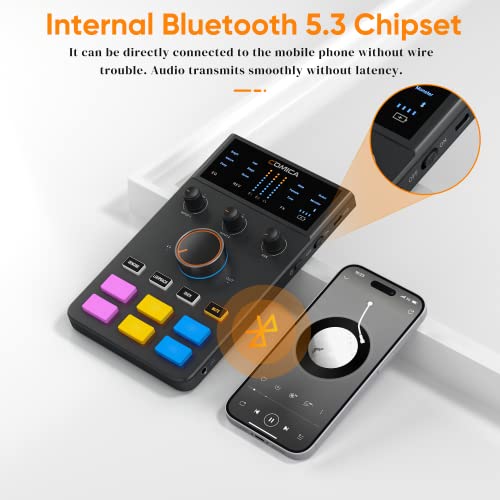 Comica Adcaster C1 K1 Podcast Equipment Bundle - Usb Audio Interface With Dual Xlr Input, Voice Changer, 4 Mic Preamp, 48Khz/24Bit Xlr Condenser Mic For Podcasting, Streaming, Gaming And Recording #TOP6