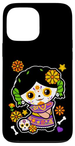 Carcasa para iPhone 13 Pro MAX Latina Muñeca María Catrina Mexicana Chingona Cabrona Latinx