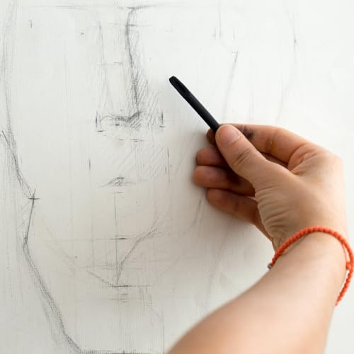 PRO ART - 3078 Pencil Set Sketch & Draw, 9.38" x 9.38" x 0.25", Graphite & Charcoal