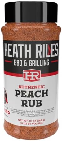 Heath Riles BBQ Rub - Peach BBQ Seasoning - Championship Recipe