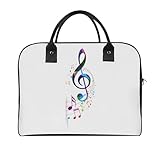borsa y not paris mon amour  Zxlophysis Borsa da viaggio, borsa a tracolla con Torre Eiffel di Parigi, borsa a tracolla in stile casual, Note musicali colorate., Taglia unica