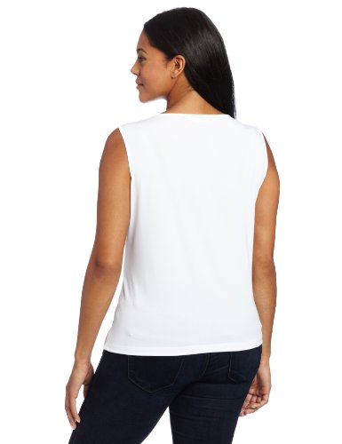 Calvin Klein Women's Plus-Size Solid Cowl-Neck Blouse