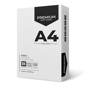 Stick Well A4 Printer Paper - White A4 Paper, Compatible with Inkjet, Laser Printers & Copiers, Multipurpose, Ideal for Home and Office Printing