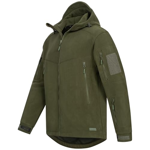 Höhenhorn 42Q14+ZWL4 Biferten Herren Militär Fleecejacke Grün Gr. L